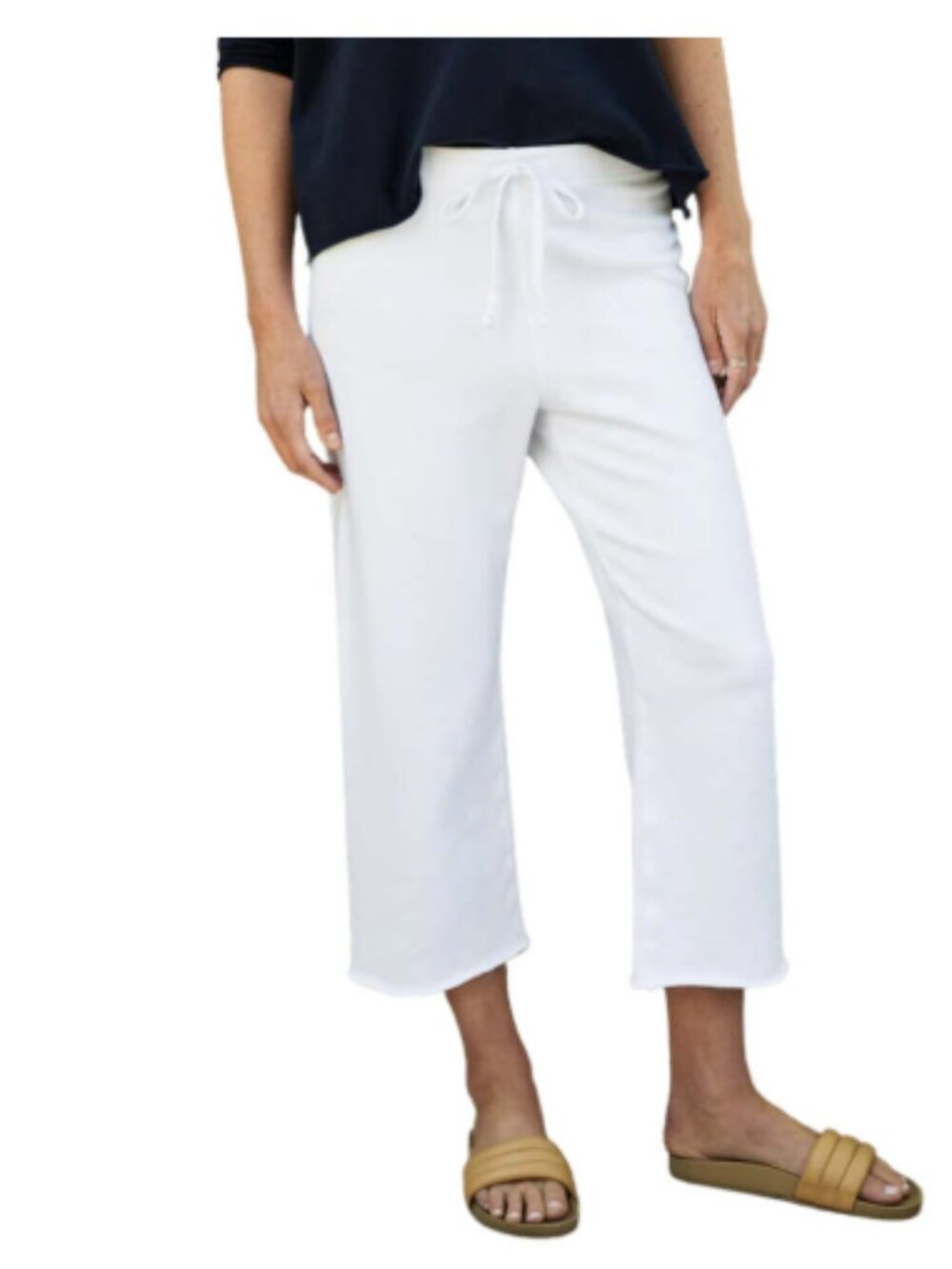 FRANK & EILEEN Catherine Favorite Sweatpant in White M